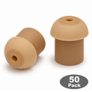 COMTIP "BUD" Eartip, Regular, Tan, 50 pack