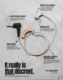 In-Ear Ultra Light Covert Listen-only