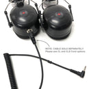 Listen-only Headset, Hard-hat-mount