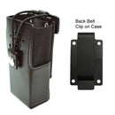 Radio Case - Leather (full) with Belt Clip
