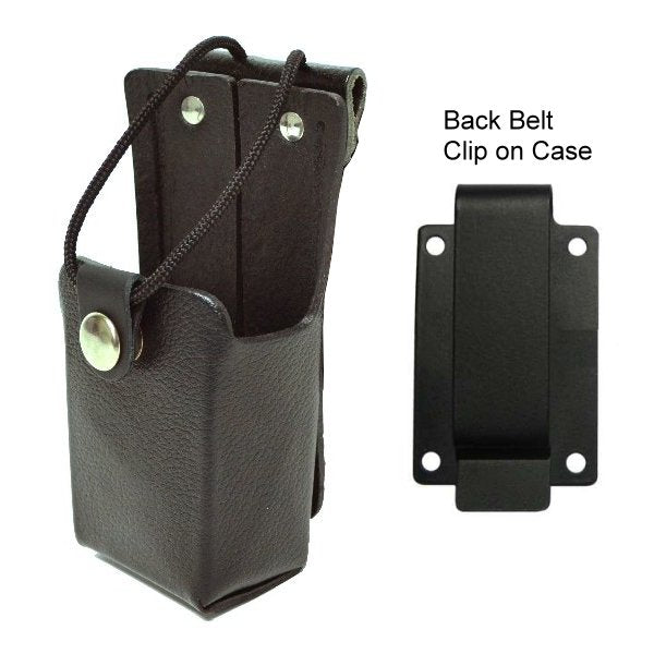 Radio Case - Leather (half) with Belt Clip