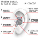 COMTIP "EAR" Fitted Eartip, 10 Pack