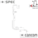 Acoustic Tube Listen-Only, Long Cord