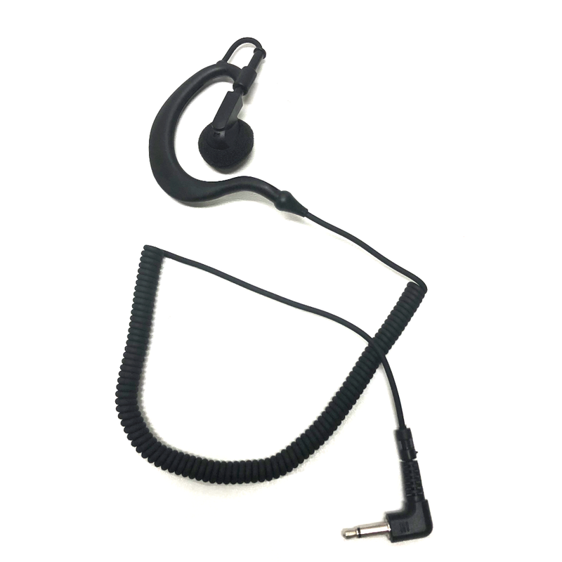 Earbud Speaker Listen-only, C-style Earhook