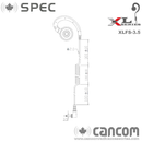 Earhook Speaker Listen-only, Rotating Speaker