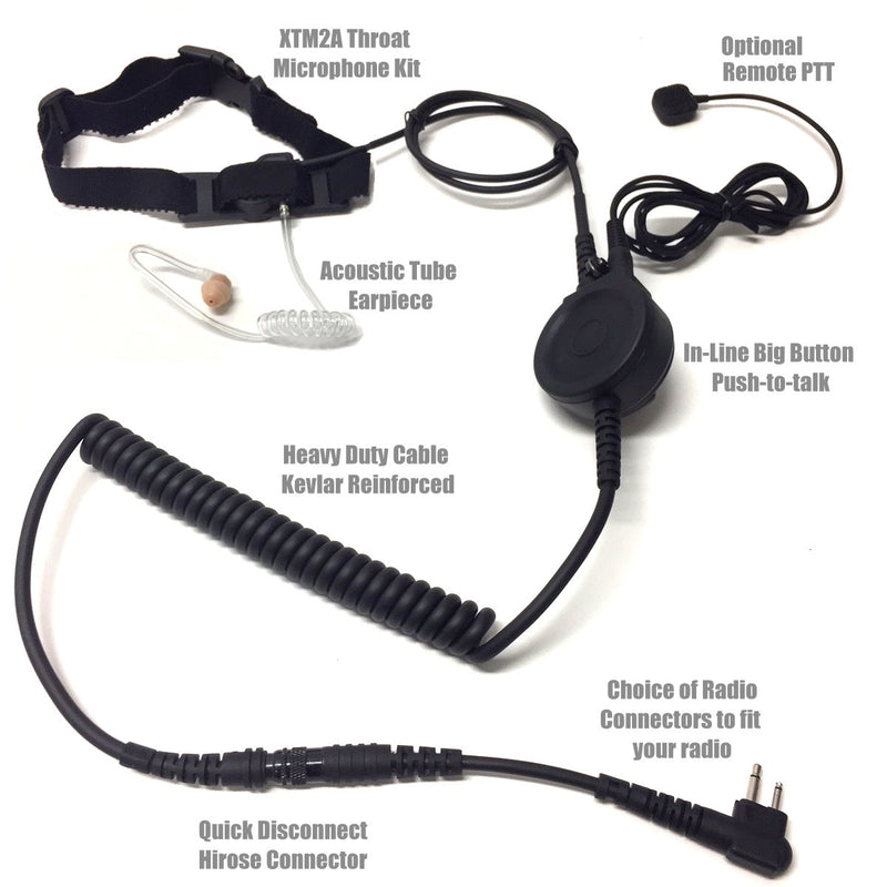 Throat Microphone Kit - XTM2A